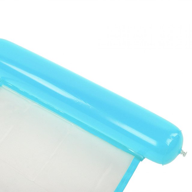 Hamaca de Agua Portátil Espesa, Cama Flotante de Piscina Inflable, Piscina de 3 Colores para la Costa