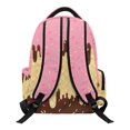 thumbnail image 2 of FUIALDOLG Ice Cream Cartoon Baseball Breathable Padded Straps Elementary Schoolbag for Back to School Travel, Lightweight Large Capacity 600D Polyester Book Bag, 2 of 10