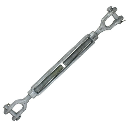 

Galvanized Turnbuckle - Import - Jaw & Jaw - 7/8 x 12