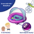 thumbnail image 2 of Piscina flotante para bebés SwimSchool Deluxe con toldo de 6 a 24 meses, 2 of 8