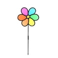 thumbnail image 3 of Colorful Rainbow Flower Spinner Wind Windmill Home Garden Yard Patio Outdoor Decoration Kids Toy, 3 of 6