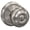 Silver, variant on Schlage FC21GEO608ALD Custom Georgian Passage & Privacy Door Knob Set - Brass