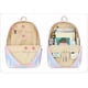 thumbnail image 4 of ER Mochila de tres piezas para mujer, color degradado arcoíris, secundaria brillar Electrónica, 4 of 5