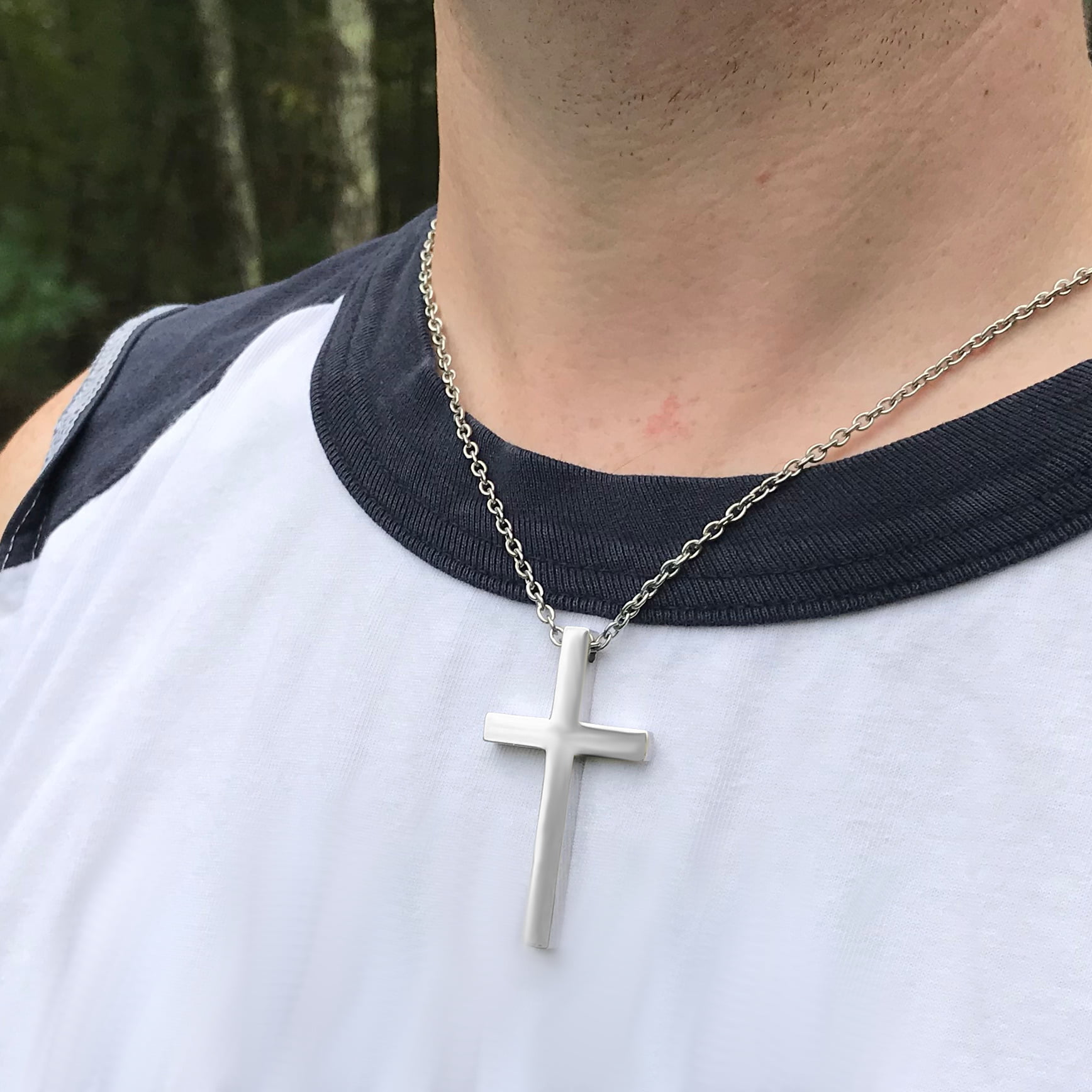 Serge DeNimes Sterling Silver Cross Necklace | Liberty