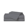 thumbnail image 4 of Cannon Solid Percale Grey 4 Piece King Sheet Set, 4 of 5