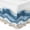 Blue, variant on Black Grey Ombre Bed Skirt Queen Size 16 Inch Drop, Elastic Wrap Around Bed Skirts Pleated Luxury Dust Ruffles For Twin Full Queen Cal King Base Beds, Modern Abstract Moire Art Geometric