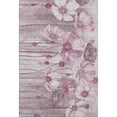 thumbnail image 2 of Addison Rugs Mayfield Washable Transitional Floral Plum Rectangle Rug, 9' x 12', 2 of 6