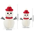 thumbnail image 6 of Paper Honeycomb Snowman Ornaments 3D Honeycomb Christmas Snowman Centerpiece for Winter Table Topper Home Decor, 6 of 7