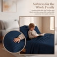 thumbnail image 4 of WVG Bamboo Sheet Set King Size, Soft Cooling Bedding Set with Embossed Stripe Design, Deep Pocket Fitted Sheet, Breathable & Smooth Bed Sheets for Hot Sleepers, 4 of 9
