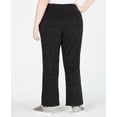 thumbnail image 2 of Ideology Womens Plus Size Space Dyed Wide Leg Pants, 2 of 2