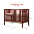 Synergy 5In1 Convertible Crib, Converts from Baby Crib to Toddler Bed