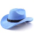 thumbnail image 2 of Western Frontier Cowboy Hat Curved Brim for Outdoor Adventures Travel Riding Country Style Everyday Wear Crafted Accessory, 2 of 3