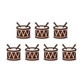 thumbnail image 2 of LED Christmas Wall Decor Light, 7Pcs Drum Pattern Wood Christmas Wall Light Lighted Wall Art for Christmas Home Decor, 2 of 6
