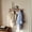 Walnut, variant on Wall Hooks with Shelf, Coat Rack Wall Mount, Entryway Hanging Shelf with 9 Brass Hooks for Hats, Clothes, Towels, Bags, Black Walnut Wood