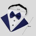 thumbnail image 3 of Cravate pour Chien Collier Réglable Chiot Noeud Papillon Bandana Chien Triangle Bavoir, 3 of 10