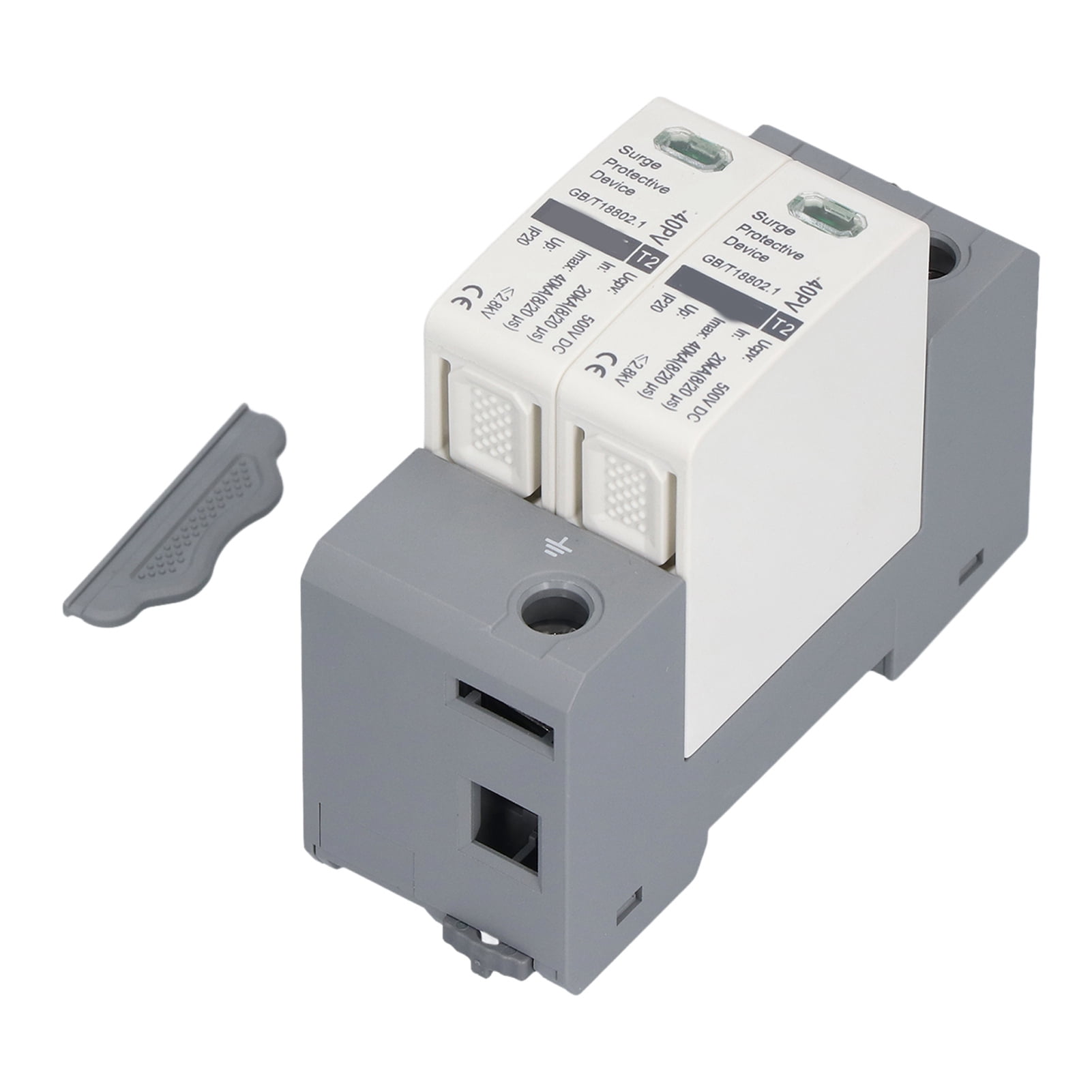 Protector Contra Sobretensiones Para Placas Solares - 2P 40KA 1000V, Para Instalaciones Fotovoltaicas