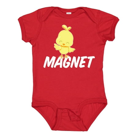 

Inktastic Im a Chick Magnet Gift Baby Boy Bodysuit
