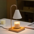 thumbnail image 2 of Aromatherapy Melting Wax Lamp Wooden Atmosphere Night Light, 2 of 7