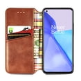 thumbnail image 5 of Case for OnePlus 9 Flip Cover Wallet Flip Cover Magnetic Protective - Marron, 5 of 5
