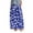 Blue, variant on TIREOW Girls Wide Leg Pants Cute Print Elastic High Waist Drawstring Baggy Casual Pants Fashionable Breathable Lightweight Pants
