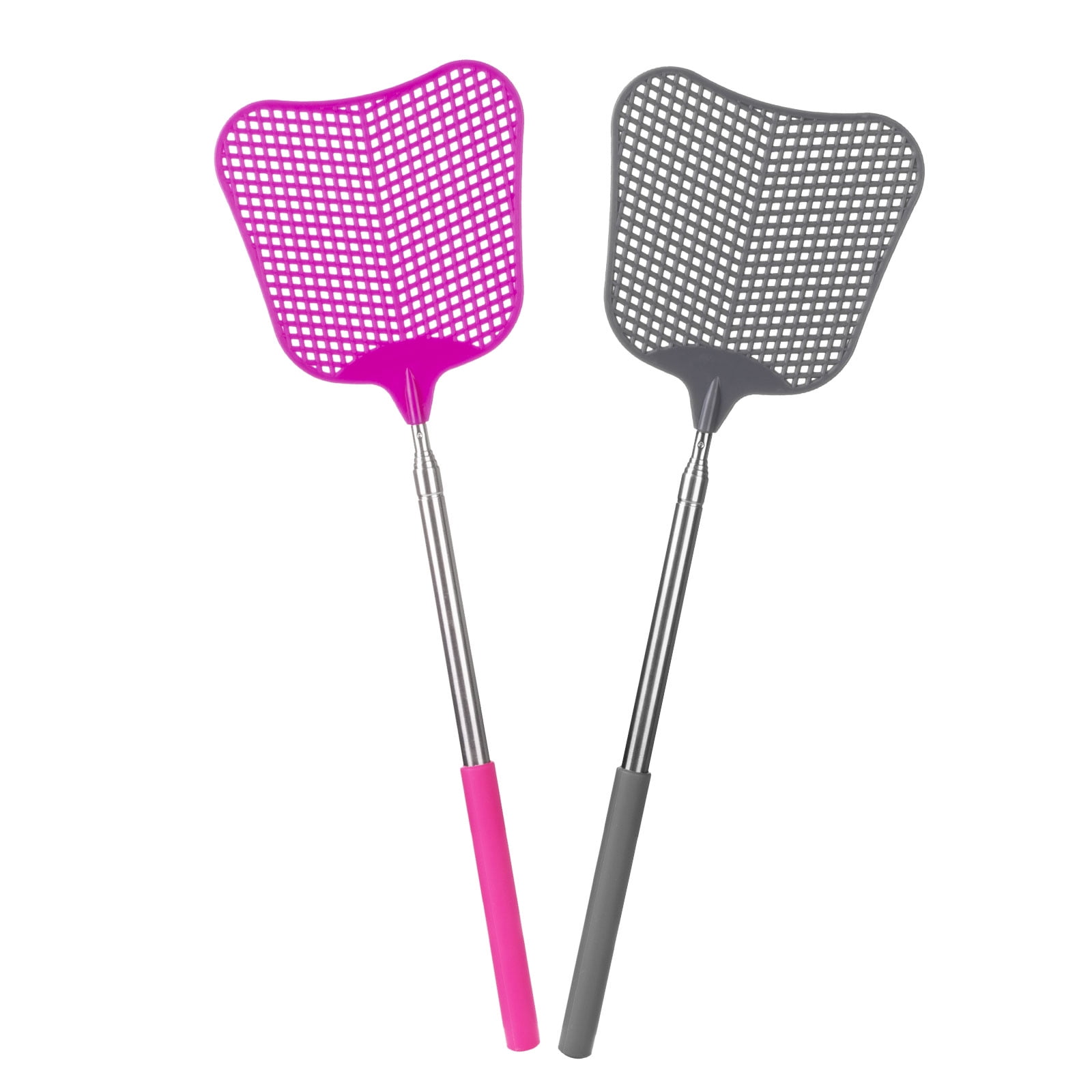 Extendable Fly Swatter, Durable Telescopic Fly Swatter Heavy Duty Set