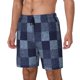thumbnail image 1 of Fotbe Blue Gingham Buffalo Check Traje de Baño para Hombre – Shorts de Natación de Secado Rápido con Forro y Bolsillos-X-Large, 1 of 6