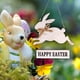 thumbnail image 4 of Letrero colgante perfecl Happy Easter Sign Bunny with Rope Placa decorativa de madera para favores de fiesta Interior Jardín al aire libre, 4 of 6