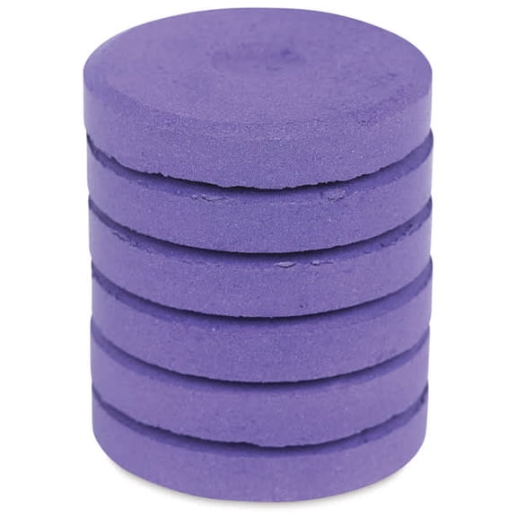 Richeson Tempera Cakes - Orchid Metallic, Pkg of 6