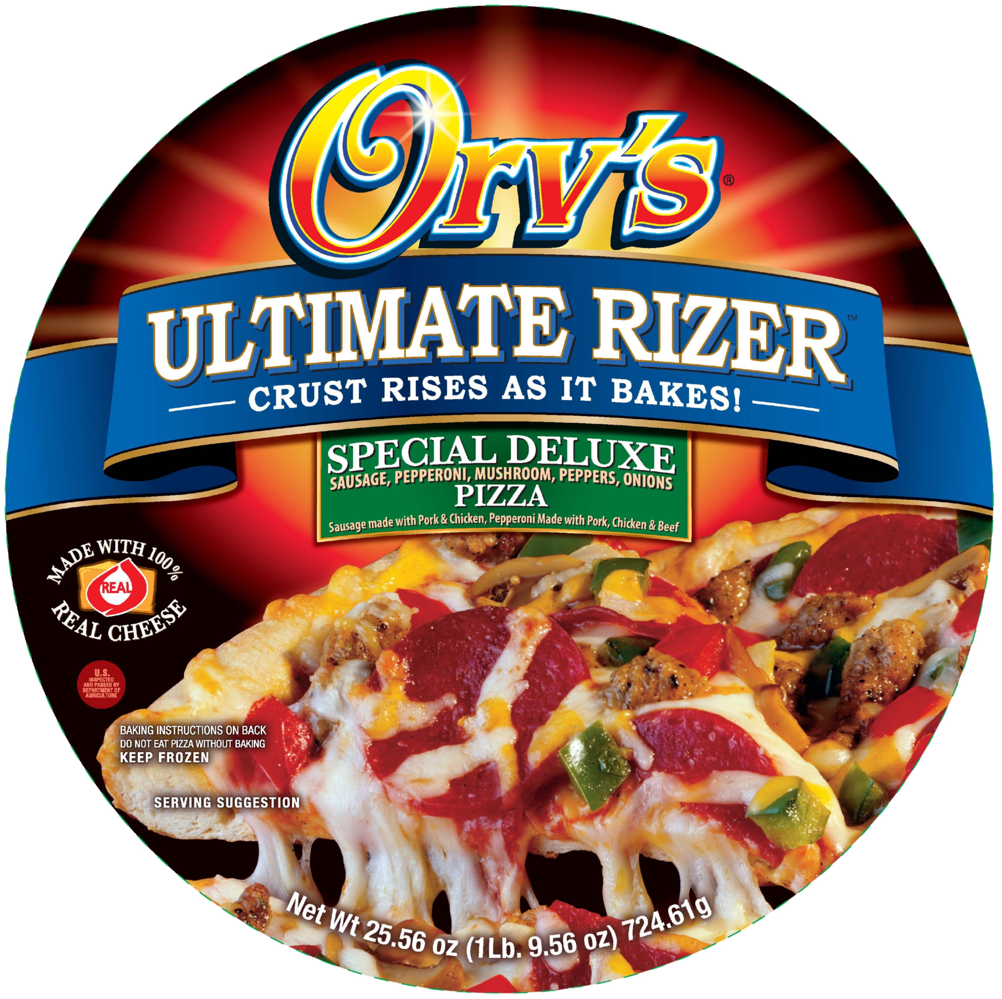Orvs Ultimate Rizer Deluxe Frozen Pizza 28.45oz
