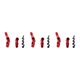 thumbnail image 3 of Vogacara Servo protector de dirección de aleación de aluminio completo para 1/14 MJX 14210 14209, ligero y duradero, rojo Type1 NO1, 3 of 6