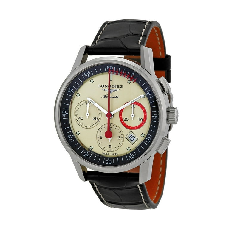 Longines Heritage Column Wheel Chrono Record Automatic Mens Watch