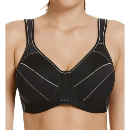 

Women s Berlei Y533WB Full Support Medium Impact Underwire Sports Bra (Black 34FF)