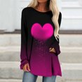 thumbnail image 1 of Qertyioot Cadeau de la Saint-Valentin! Blouse Décontractée à Manches Longues et Col Rond pour Femmes, Imprimé St. Patrick, 1 of 5
