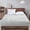 Light Gray, variant on Milk Velvet Fitted Sheet Set with Pillowcases, Double Sided Flannel, Deep Pocket 12"-16", All Season