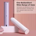 thumbnail image 4 of Graflsoa Compact 400W Portable Dryer with Shoe Drying Kit, Fast Drying & Disinfection, Timer Function, Mini Heater for Travel, Dorm, Business Trips, White, EU Adapter Required, 4 of 6