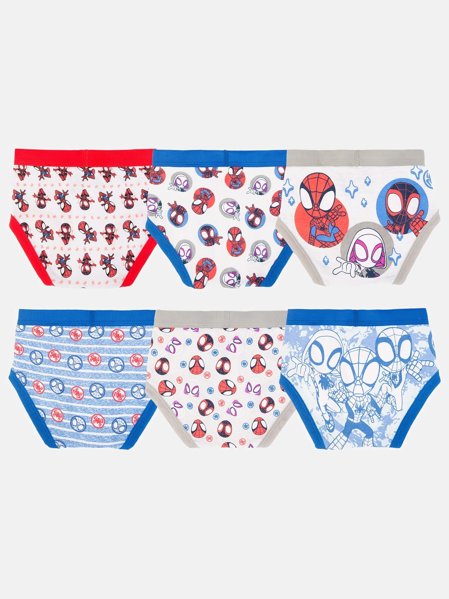 Spider-Man Toddler Boys Character Briefs, 6-Pack photo 2