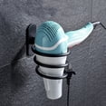 thumbnail image 2 of Organizador de Secador de Pelo de Aluminio para Baño, Soporte para Secador y Plancha de Pelo, Estantes de Pared, Accesorios, Soplador A, 2 of 5