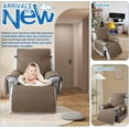 thumbnail image 3 of Aorsher 100% Waterproof Recliner Chair Covers That Stay in Place, Non-Slip Recliner Cover with 5 Pockets, Elastic Straps, Washable Reclining Chair Protector for Kids, Pets, Dogs, Khaki, 25inch, 3 of 17