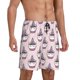 thumbnail image 2 of Balery Cute Cupcake Pantalones cortos de pijama de punto de algodón para hombre con cinturilla y bolsillos-XX-Large, 2 of 6