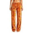 thumbnail image 4 of Trgacdwlo Ghost Graphic Spooky Halloween Pj Bottoms for Women Loungewear Fall Sleep Pants Women Elastic Waist Baggy Comfy Women's Pajama Bottoms, 4 of 5
