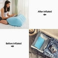 Leg Elevation Pillow,Inflatable Wedge Pillow Legs Elevates to Relax