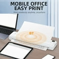thumbnail image 4 of Portable Printer Wireless Inkless Printer Supports 8.26''x11.69'' Thermal Paper Printer BT Connection Printer A4 Thermal Paper Compatible with iOS, Android & Laptop for Office Car Home, Trav, 4 of 7