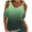 Green, variant on Aofany Womens Blouse Gradient Loose V-Neck Short Sleeve Tunic Shirt Casual Off Shoulder Summer Tops