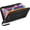 Black,multi-color Pockets, variant on Expanding File Folder (11.4"x6.7") A5 Size Document Organizer Fireproof  Bag 13 Pockets Zipper Closure Portable Filing Wallet Holder Storage for Check,Bill,Receipts,Tickets