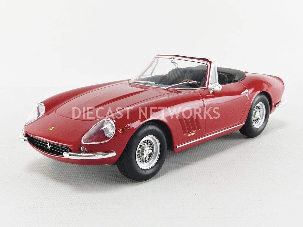 Kk Scale Models Ferrari 275 Gtb 4 Nart Spider 1967 1 18 Walmart Com Walmart Com