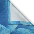 thumbnail image 3 of Ambesonne Blue Kitchen Curtains, Gerbera Abstract Petals, 55"x39", Blue Pale Blue, 3 of 3