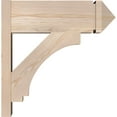thumbnail image 3 of Ekena Millwork 7 1/2"W x 20"D x 20"H Imperial Smooth Arts and Crafts Outlooker, Douglas Fir, 3 of 4