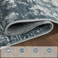 thumbnail image 3 of 8x10 Area Rugs for Living Room Rug Washable: Modern Large Rug for Dining Room Bedroom Carpet Non Slip 8 by 10 Indoor Abstract Nursery Home Office Blue Grey, 3 of 8