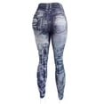 thumbnail image 5 of Women's Flare Yoga Pants High Waisted Flared Leggings Bootcut Workout Bell Bottoms Leggings Tummy Control, 5 of 7
