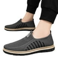 thumbnail image 5 of Men's Casual Shoes Soft Sole Comfortable Flying Weave Shoes One Foot Stirrup Dad Shoes Breathable Not Stinky Feet Mesh Shoes Hundred Men's Shoes, 5 of 8